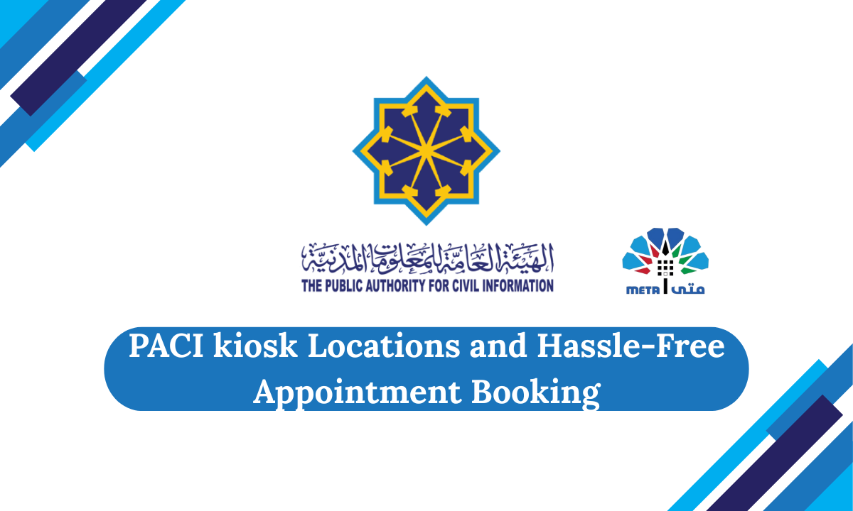 PACI kiosk Locations and Hassle-Free Appointment Booking