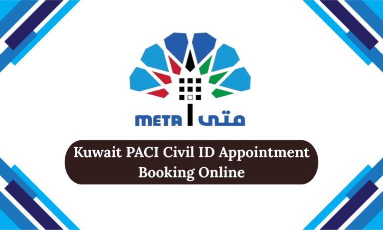 Kuwait PACI Civil ID Appointment Booking Online
